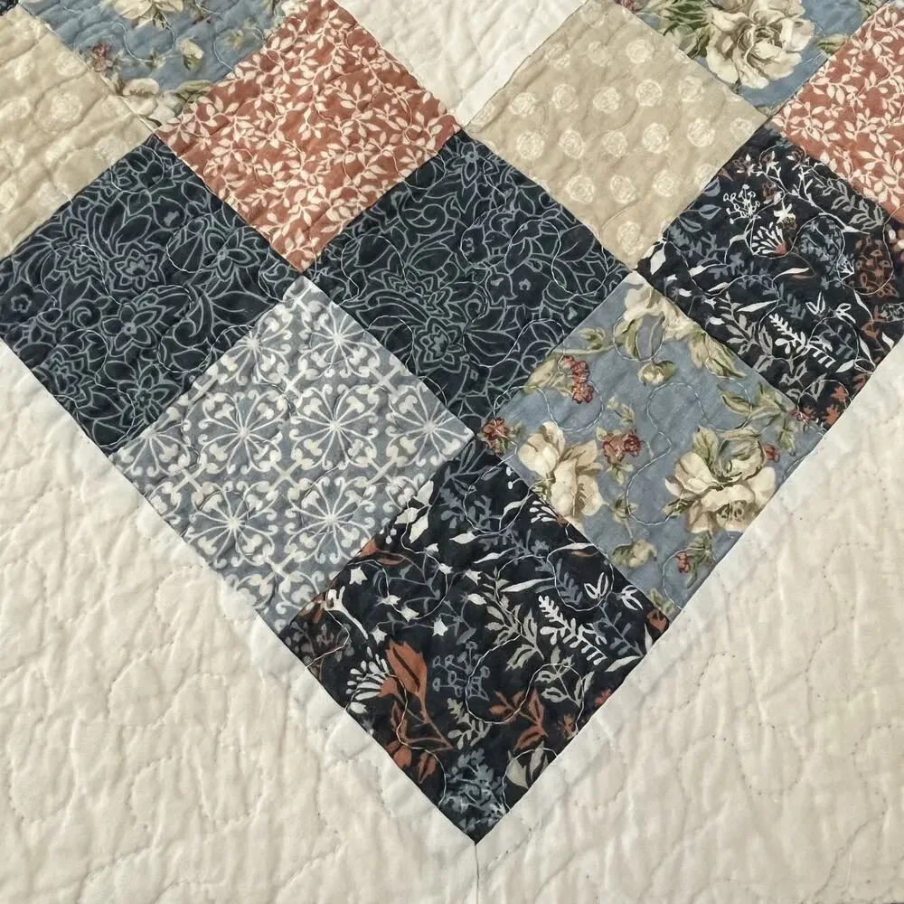 Better Homes & Gardens Americana Patchwork Quilted Pillow Shams Pair 35